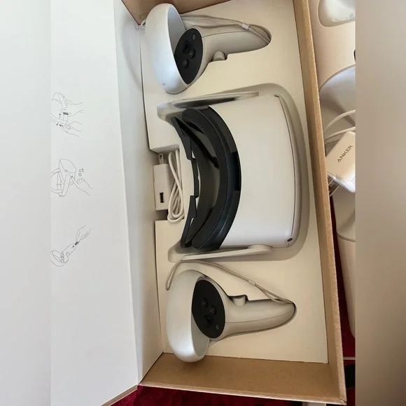 Meta Quest 2 VR Headset w/Controllers & Accessories - Picture 4 of 9